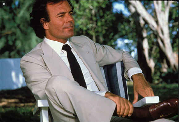 El cantante Julio Iglesias